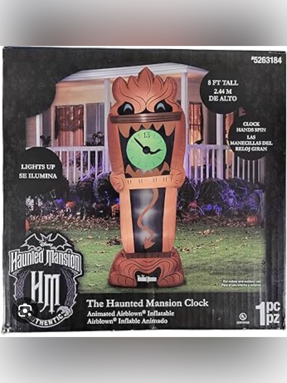 New Disney’s The Haunted Mansion Inflatable Clock